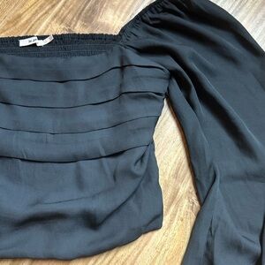 Black Off-Shoulder Blouse